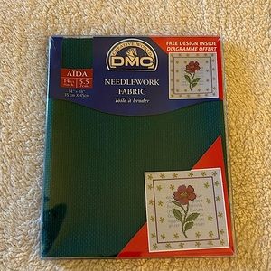 New - DMC Needlework Fabric - 14 Count Aida Cloth